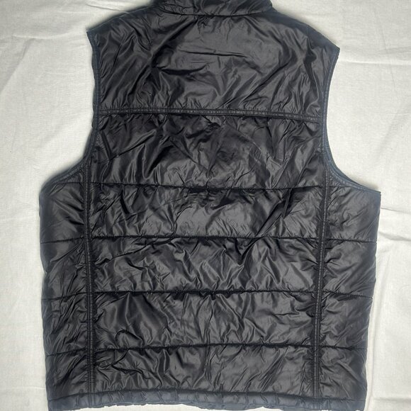American Rag Vest Size L Sleeveless Puffer Black Full Zip - Picture 3 of 7